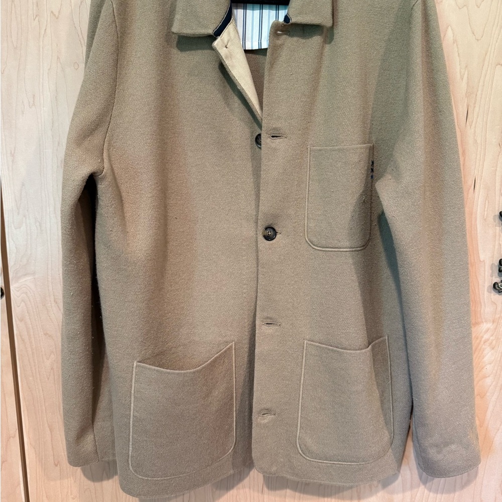 Scotch & Soda Tan Lightweight Shirt Jacket